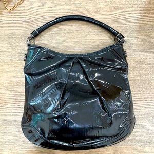Burberry Black Patent Leather Handbag